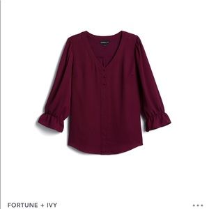 *Never Worn* Collyn Ruffle Sleeve Blouse